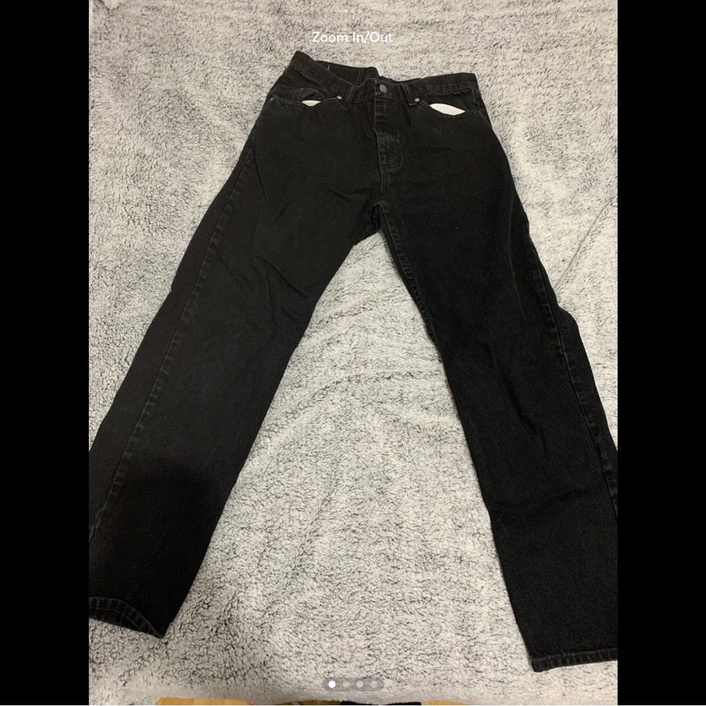 black wrangler jeans